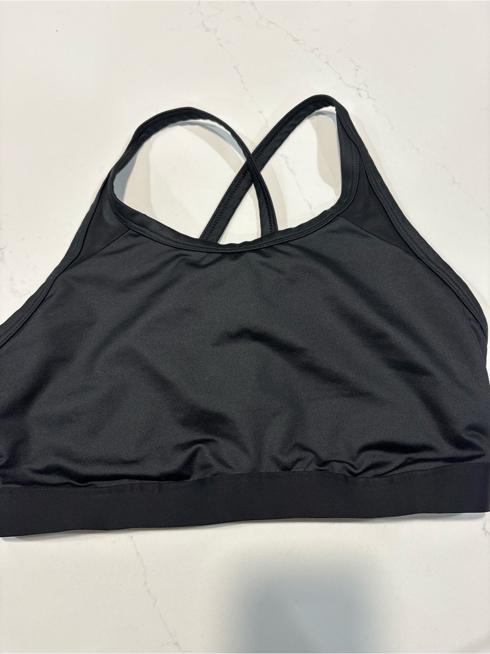 WMNS Aerie Black Cross-Back Sports Bralette Sz X-Large